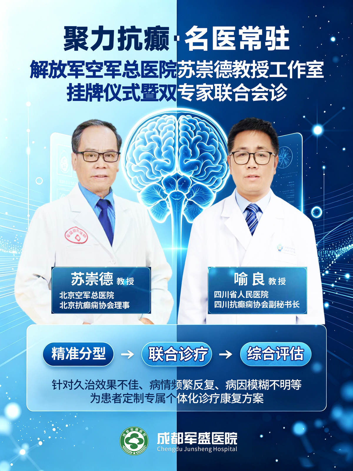成都军盛医院名医工作室即将揭牌,南北专家长期驻院坐诊惠及全国 成都军盛医院名医工作室即将揭牌,南北专家长期驻院坐诊惠及全国